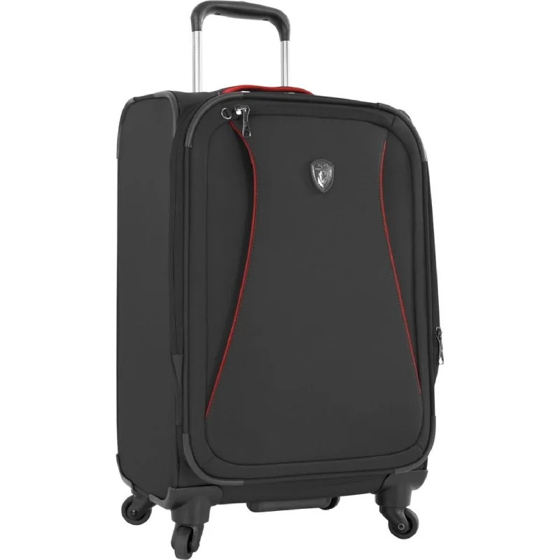 secure suitcase with combination lock -Heys America Helix Collection Expandable 21" Spinner Black