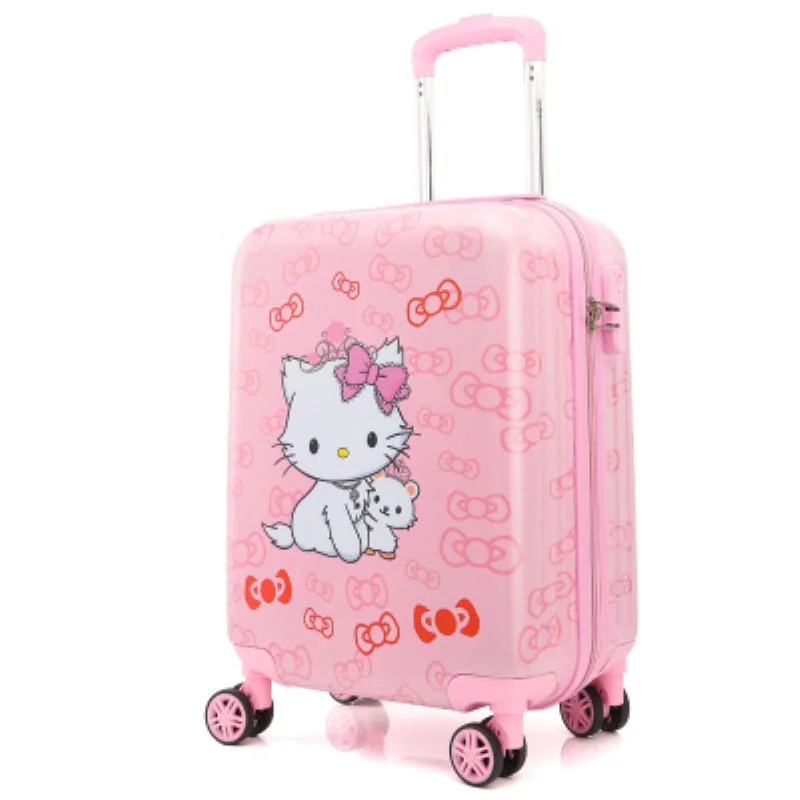 suitcase for stormy weather -Children'S Trolleycase,Child Boarding Luggage,Universal Wheel Baby Cute Travel Suitcase,Password