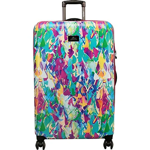 suitcase with fast styles -Skyway Haven 28-Spinner Upright Suitcase, Festive Shade