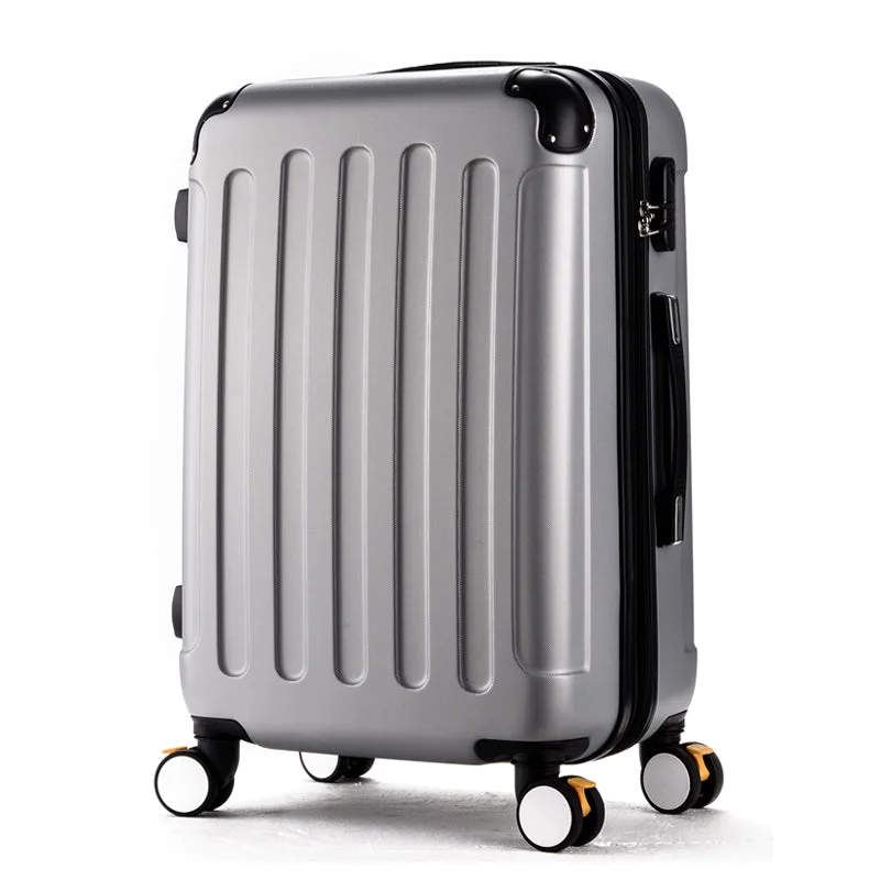 suitcase for gadget lovers -Wholesale!Russia Fashional Candy Color Abs Pc Case Travel Luggage On Universal Wheels For Girl