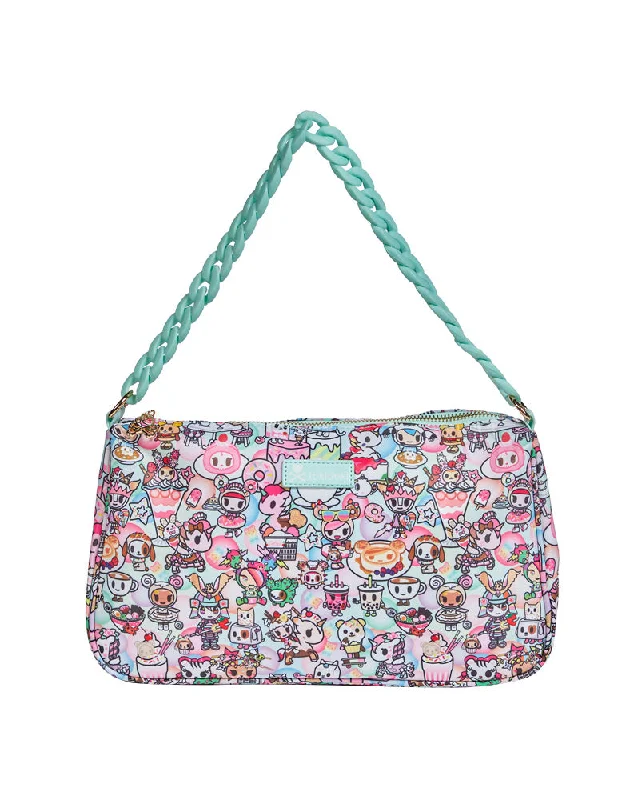 Pink quilted shoulder bag for teens-tokidoki Sweet Cafe Chain Strap Shoulder Bag