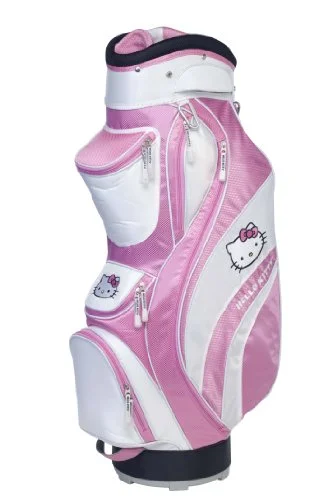 duffel bags for distant trips -Hello Kitty Golf "Mix And Match" Cart Bag (Pink/White)