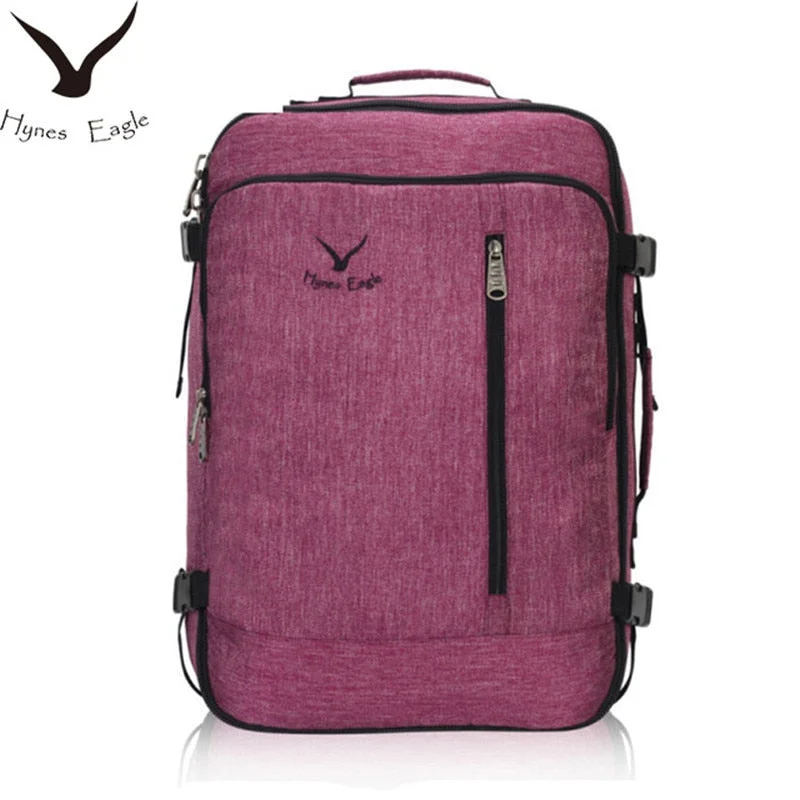 backpack with swift ties -Hynes Eagle Brand Designer 38L Flight Approved Weekender Carry On Backpacks For Men Women Vintage