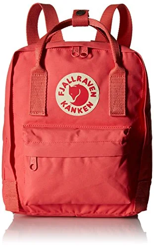 duffel bags with broad fabric -Fjallraven Kanken Mini Daypack, Peach Pink