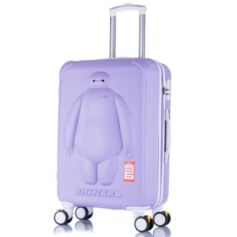 suitcase for wandering souls -Lovely Big Hero 6 Children 20/24 Inch Students Cartoon Trolley Case 3D Child Travel Luggage