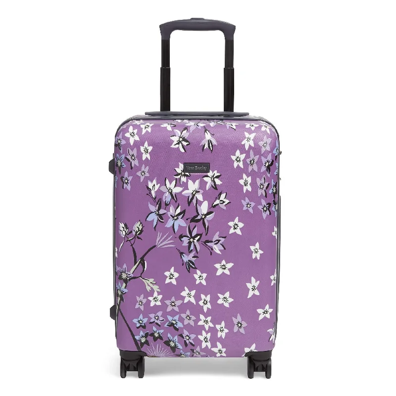 suitcase for city breaks -Vera Bradley Hardside Small Spinner, Lavender Dandelion