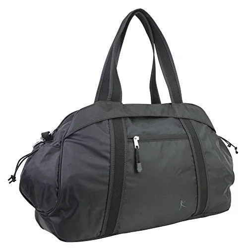 duffel bags with cozy grips -Danskin Duffel Bag (Black)