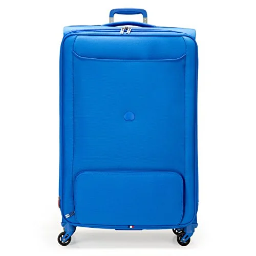 suitcase with smooth styles -Delsey Luggage Chatillon 29" Exp. Spinner Trolley, Blue