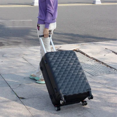 black luggage