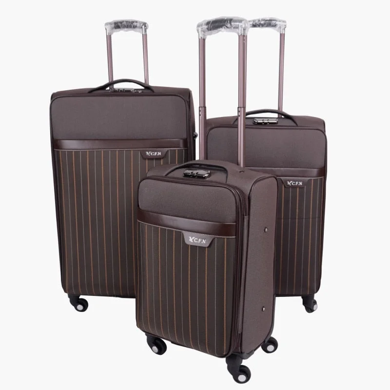 suitcase for tech trips -Canvas Suitcase, Caster Luggage Box, Cart Bag, Bulk Case, ,Wheel Rolling Box, Trolley Trip Wheel,