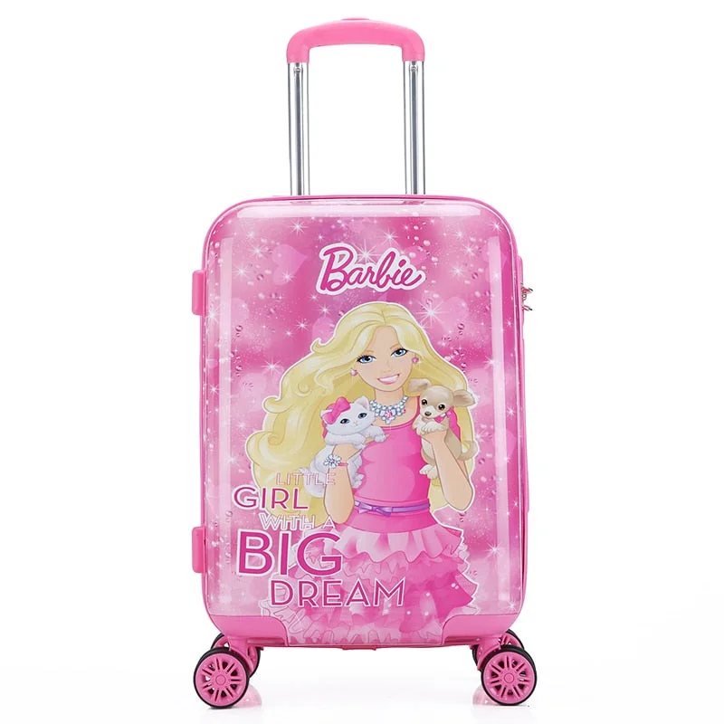 suitcase with glow strips -Traveling Luggage Bags With Wheels New Style 20 Inch Children Suitcase Spinner Unisex Luggage Bag