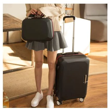 suitcase with flexible pockets -Women Rolling Luggage Suitcase Woman 20"24"26" Inch Travel Luggage Trolley Suitcase Travel Baggage